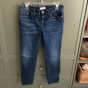 Madewell Dark Wash Rinse Skinny Skinny Jeans 29